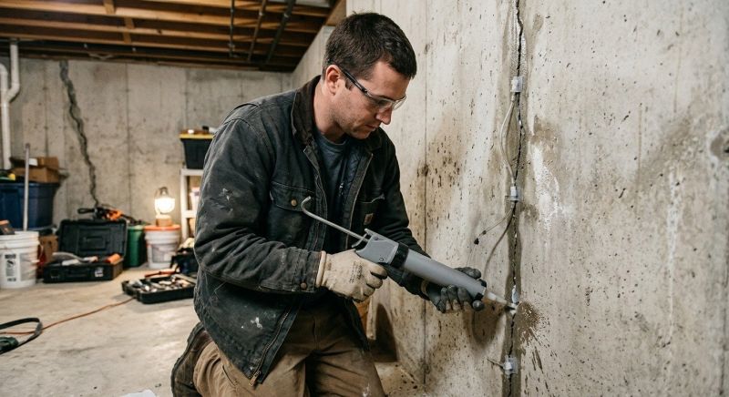 Basement Crack Repair in Goldsboro, NC
