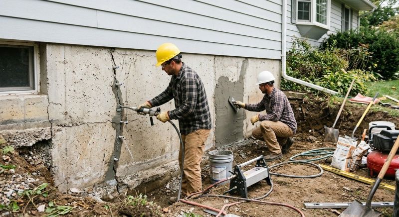Basement Foundation Repair in Seven Springs, NC