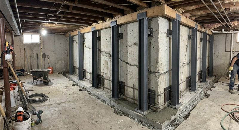 Basement Stabilization in Goldsboro, NC