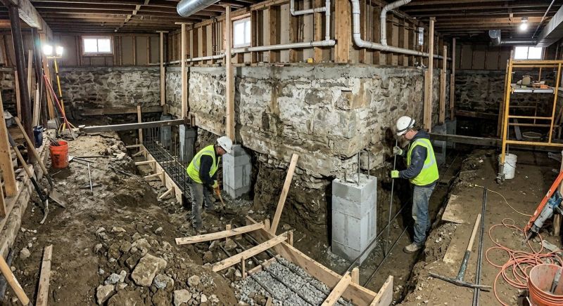 Basement Underpinning in Goldsboro, NC