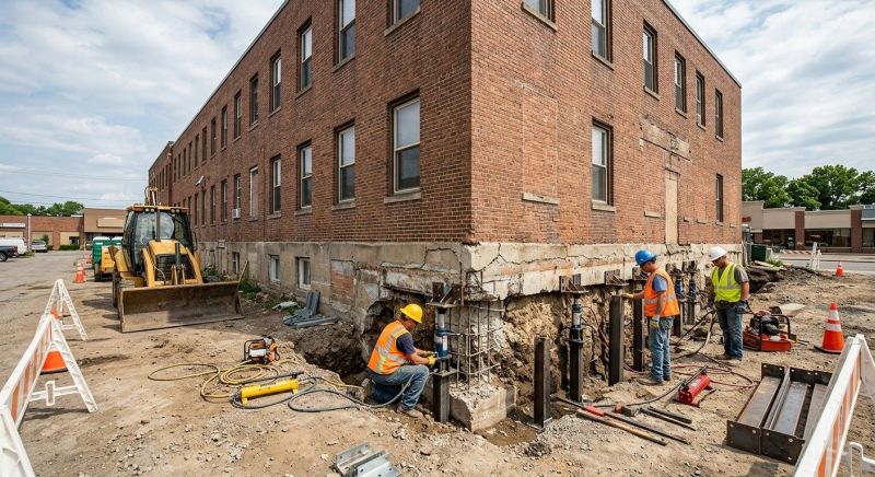 Commercial Foundation Repair in Goldsboro, NC