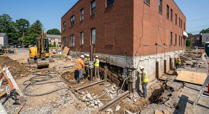 Commercial Foundation Repair in Goldsboro, NC