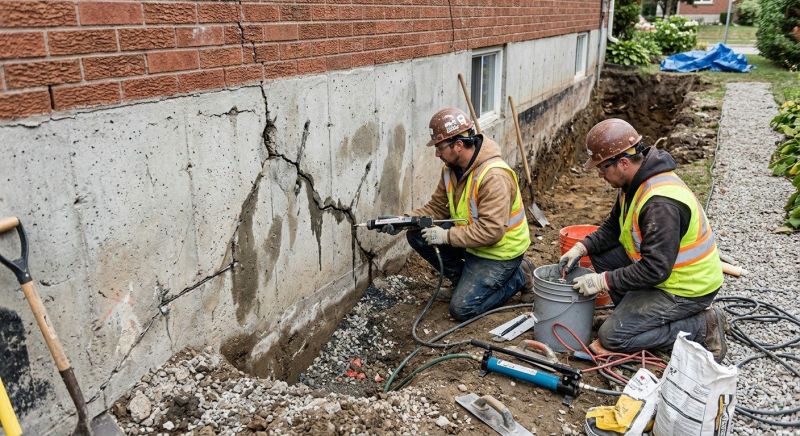 Cracked Foundation Repair in Black Creek, NC