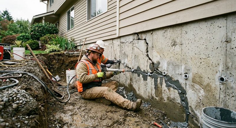 Cracked Foundation Repair in Black Creek, NC