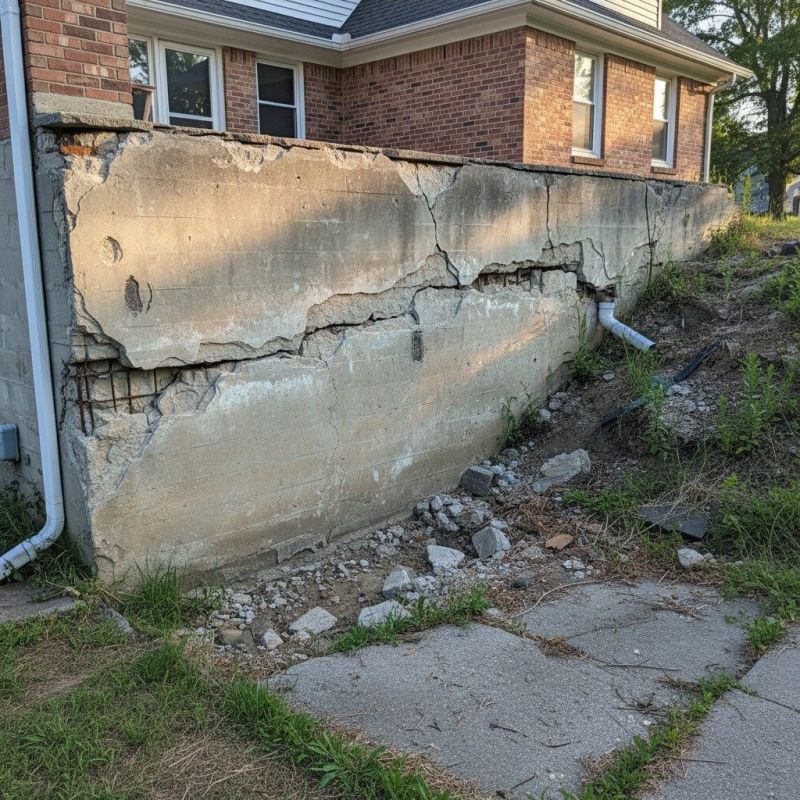 Cracked Foundation Repair in Faison, NC