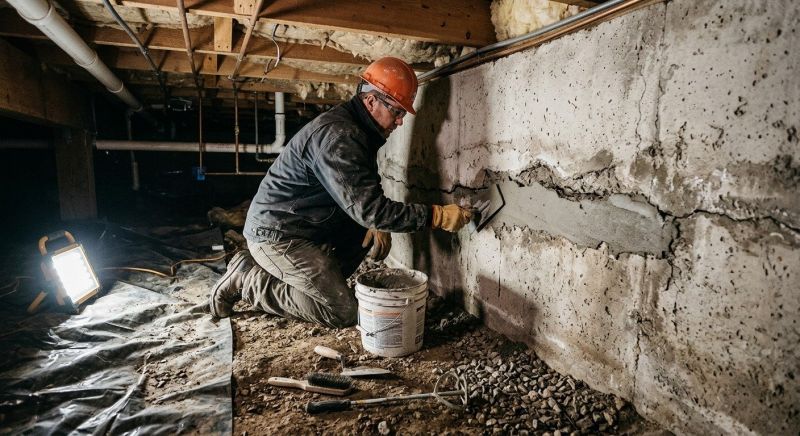 Cracked Foundation Repair in Goldsboro, NC