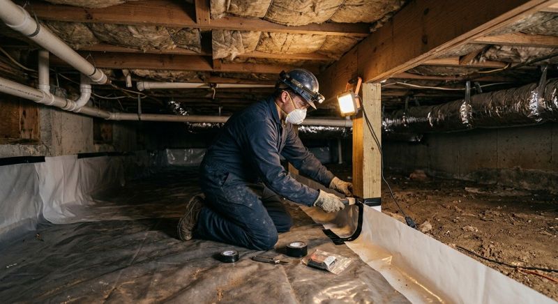 Crawl Space Leveling in Goldsboro, NC
