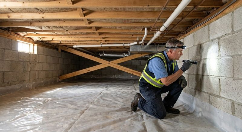 Crawl Space Leveling in Goldsboro, NC