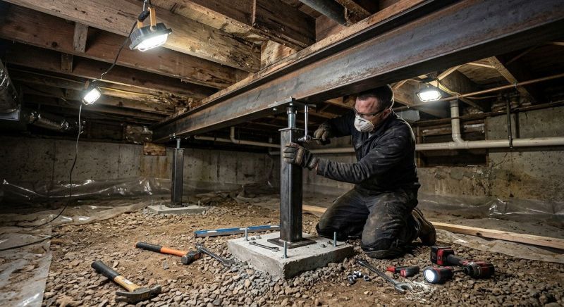 Crawlspace Structural Repair in Goldsboro, NC