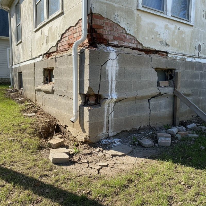 Foundation Crack Repair in Faison, NC