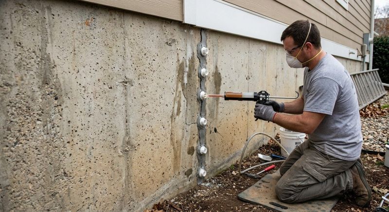 Foundation Crack Sealing in Goldsboro, NC