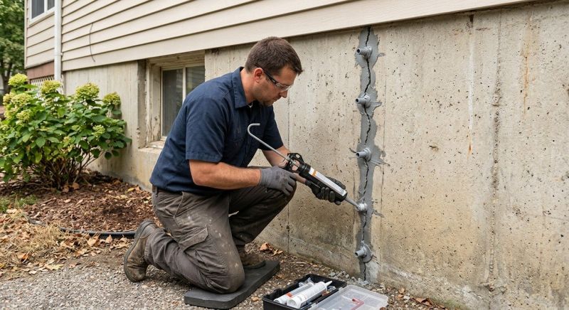 Foundation Crack Sealing in Goldsboro, NC