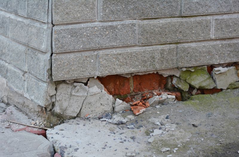 Foundation Damage Repair in Faison, NC