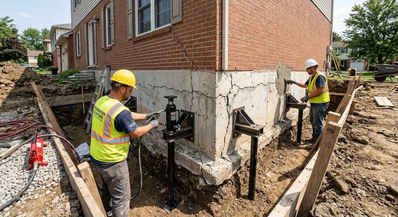 Foundation Pier Repair in Goldsboro, NC
