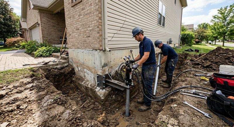 Foundation Settlement Repair in Goldsboro, NC