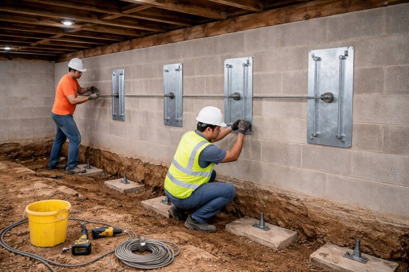 Foundation Stabilizing in Kenly, NC