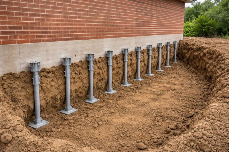 Helical Piers Installation in Goldsboro, NC