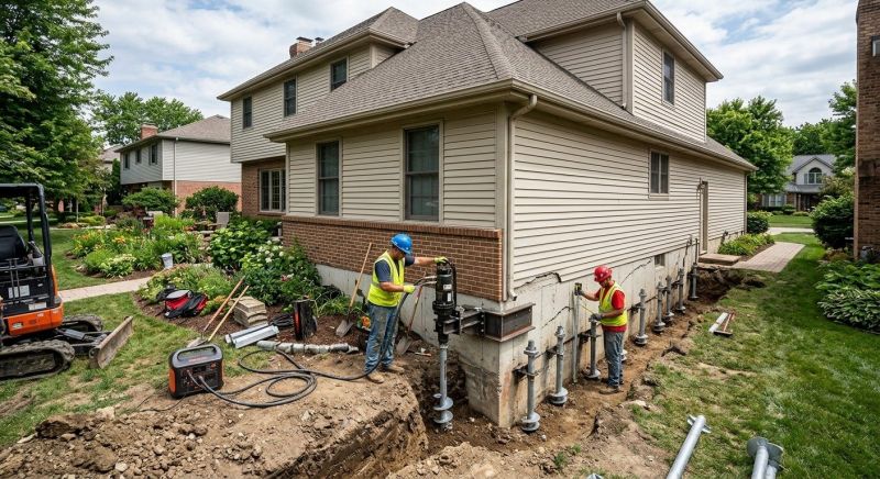 Helical Pile Installation in Goldsboro, NC