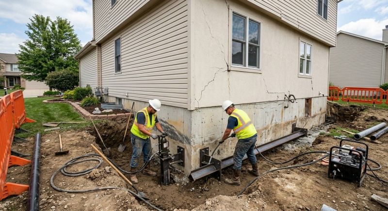 Sinking Foundation Repair in Goldsboro, NC
