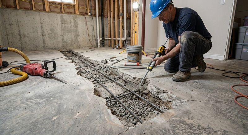 Slab Foundation Repair in Goldsboro, NC