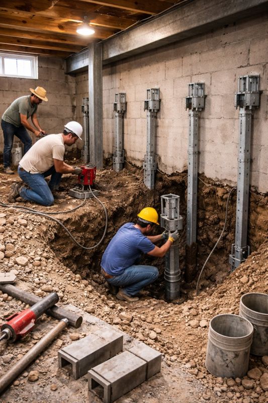 Structural Underpinning in Goldsboro, NC
